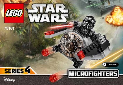 Building Instructions - LEGO - Star Wars - 75161 - TIE Striker™ Microfighter: Page 1