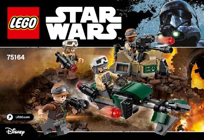 Building Instructions - LEGO - Star Wars - 75164 - Rebel Trooper Battle Pack: Page 1