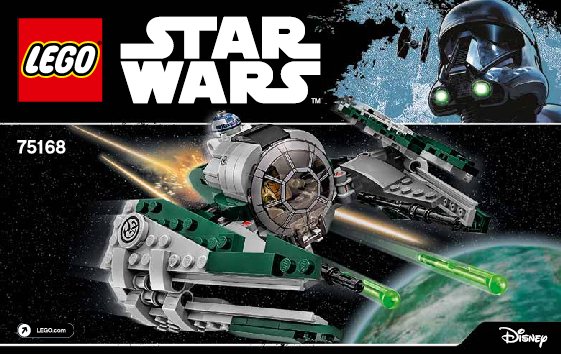 Building Instructions - LEGO - Star Wars - 75168 - Yoda's Jedi Starfighter™: Page 1