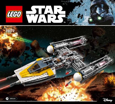 Building Instructions - LEGO - Star Wars - 75172 - Y-Wing Starfighter™: Page 1