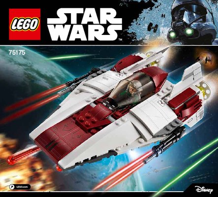 Building Instructions - LEGO - Star Wars - 75175 - A-Wing Starfighter™: Page 1