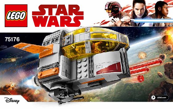 Building Instructions - LEGO - Star Wars - 75176 - Resistance Transport Pod™: Page 1