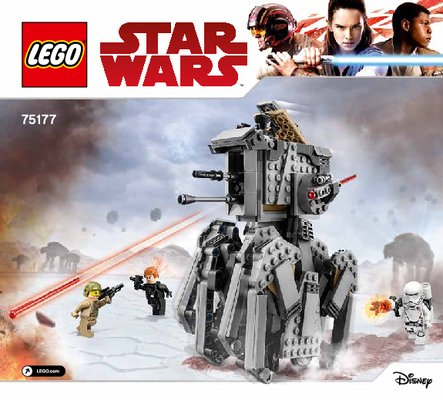 Building Instructions - LEGO - Star Wars - 75177 - First Order Heavy Scout Walker™: Page 1