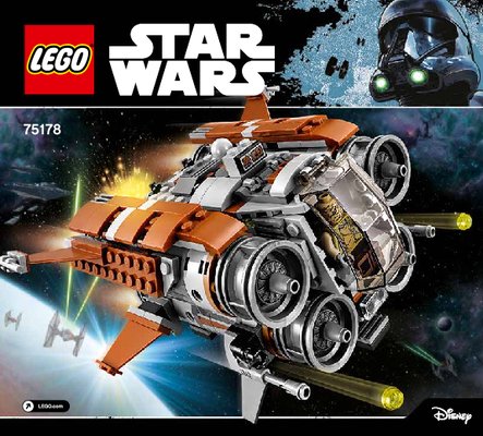 Building Instructions - LEGO - Star Wars - 75178 - Jakku Quadjumper™: Page 1