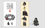 Building Instructions - LEGO - Star Wars - 75183 - Darth Vader™ Transformation: Page 4