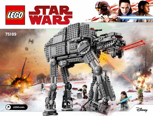 Building Instructions - LEGO - Star Wars - 75189 - First Order Heavy Assault Walker™: Page 1