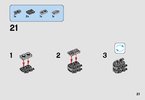 Building Instructions - LEGO - Star Wars - 75195 - Ski Speeder™ vs. First Order Walker™ Microfighters: Page 21