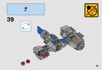 Building Instructions - LEGO - Star Wars - 75195 - Ski Speeder™ vs. First Order Walker™ Microfighters: Page 41