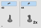 Building Instructions - LEGO - Star Wars - 75195 - Ski Speeder™ vs. First Order Walker™ Microfighters: Page 36