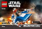 Building Instructions - LEGO - Star Wars - 75196 - A-Wing™ vs. TIE Silencer™ Microfighters: Page 1