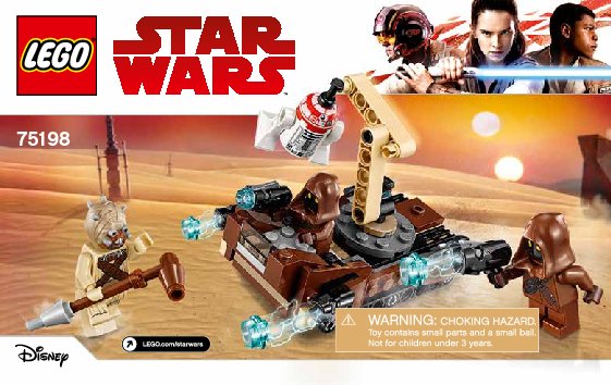 Building Instructions - LEGO - Star Wars - 75198 - Tatooine™ Battle Pack: Page 1