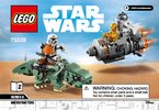 Building Instructions - LEGO - 75228 - Escape Pod vs. Dewback™ Microfighters: Page 1