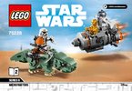 Building Instructions - LEGO - 75228 - Escape Pod vs. Dewback™ Microfighters: Page 1