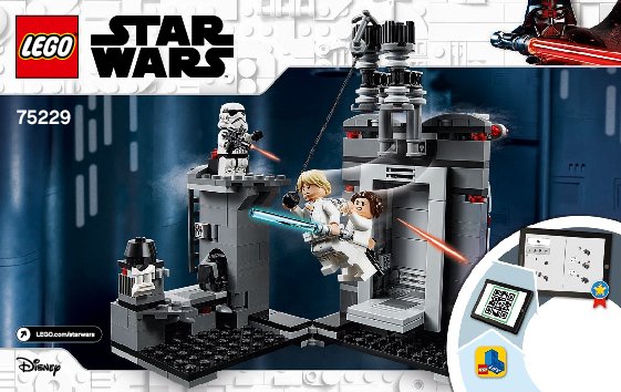 Building Instructions - LEGO - 75229 - Death Star™ Escape: Page 1