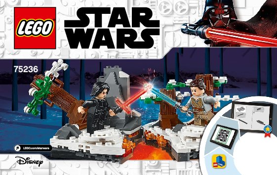 Building Instructions - LEGO - 75236 - Duel on Starkiller Base: Page 1