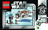 Building Instructions - LEGO - 75259 - Snowspeeder™ – 20th Anniversary Edition: Page 1