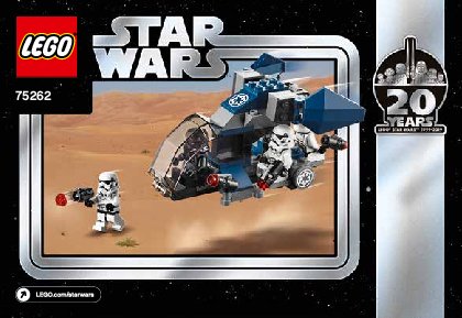 Building Instructions - LEGO - 75262 - Imperial Dropship™ – 20th Anniversary Ed: Page 1