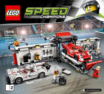 Lego porsche speed champions sales instructions