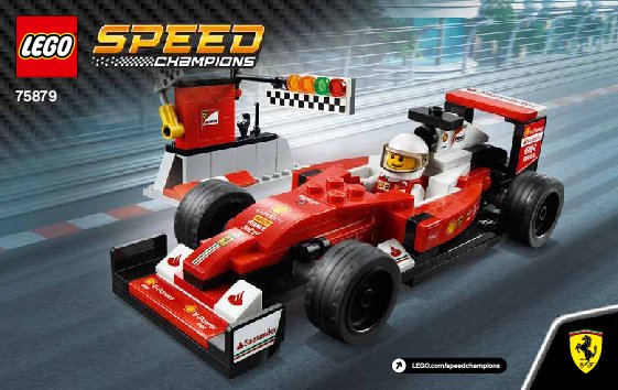 Building Instructions - LEGO - Speed Champions - 75879 - Scuderia Ferrari SF16-H: Page 1