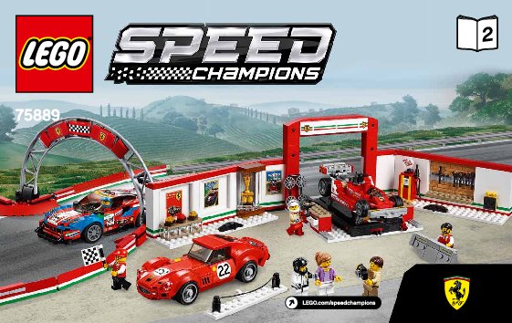 Building Instructions - LEGO - Speed Champions - 75889 - Ferrari Ultimate Garage: Page 1