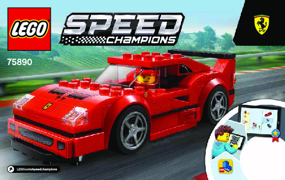 Building Instructions - LEGO - 75890 - Ferrari F40 Competizione: Page 1