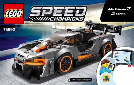 Building Instructions - LEGO - 75892 - McLaren Senna: Page 1