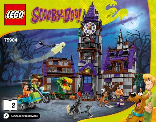 Building Instructions - LEGO - Scooby Doo - 75904 - Mystery Mansion: Page 1