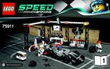 Building Instructions - LEGO - Speed Champions - 75911 - McLaren Mercedes Pit Stop: Page 1