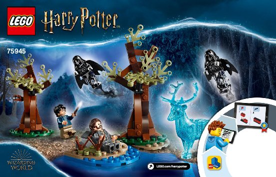 Building Instructions - LEGO - 75945 - Expecto Patronum: Page 1