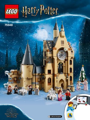 Building Instructions - LEGO - 75948 - Hogwarts™ Clock Tower: Page 1