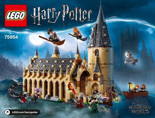 Building Instructions - LEGO - 75954 - Hogwarts™ Great Hall: Page 1