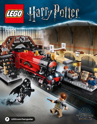 Building Instructions - LEGO - 75955 - Hogwarts™ Express: Page 1