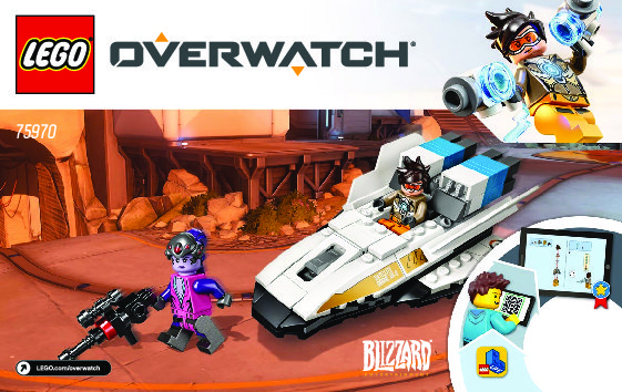 Building Instructions - LEGO - 75970 - Tracer vs. Widowmaker: Page 1