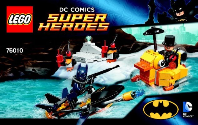 Building Instructions - LEGO - DC Comics Super Heroes - 76010 - Batman™: The Penguin Face off: Page 1