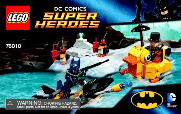 Building Instructions - LEGO - DC Comics Super Heroes - 76010 - Batman™: The Penguin Face off: Page 1