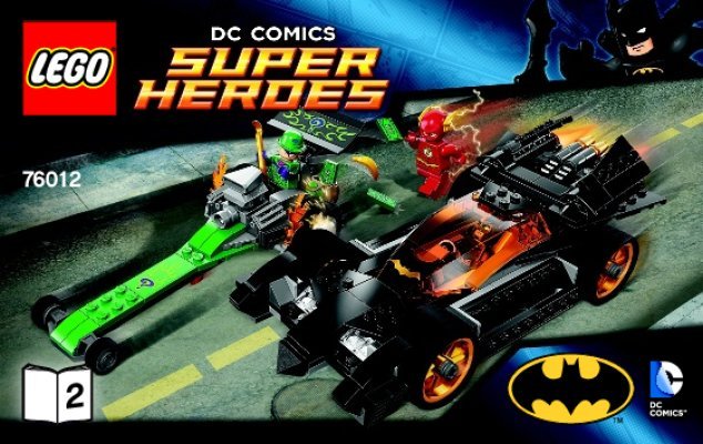 Building Instructions - LEGO - DC Comics Super Heroes - 76012 - Batman™: The Riddler Chase: Page 1