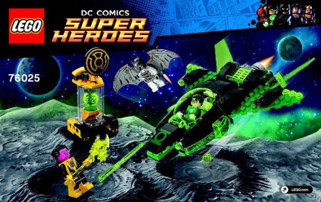 Building Instructions - LEGO - DC Comics Super Heroes - 76025 - Green Lantern vs. Sinestro: Page 1