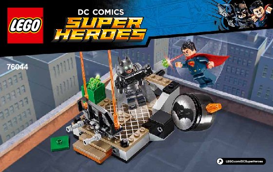 Building Instructions - LEGO - DC Comics Super Heroes - 76044 - Clash of the Heroes: Page 1