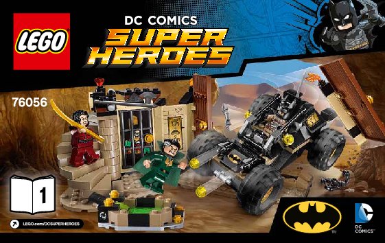 Building Instructions - LEGO - DC Comics Super Heroes - 76056 - Batman™: Rescue from Ra's al Ghul™: Page 1