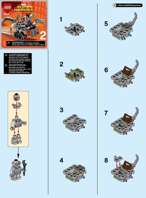 Building Instructions - LEGO - Marvel Super Heroes - 76066 - Mighty Micros: Hulk vs. Ultron: Page 1