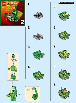 Building Instructions - LEGO - Marvel Super Heroes - 76071 - Mighty Micros: Spider-Man vs. Scorpion: Page 1