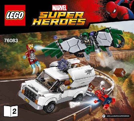 Building Instructions - LEGO - Marvel Super Heroes - 76083 - Beware the Vulture: Page 1