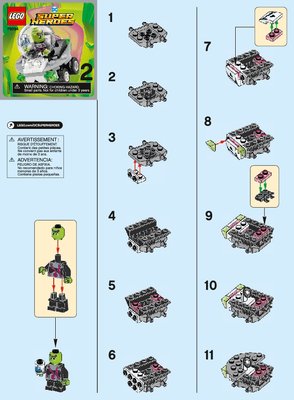 Building Instructions - LEGO - DC Comics Super Heroes - 76094 - Mighty Micros: Supergirl™ vs. Brainiac™: Page 1