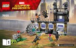 Building Instructions - LEGO - Marvel Super Heroes - 76103 - Corvus Glaive Thresher Attack: Page 1