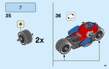 Building Instructions - LEGO - 76113 - Spider-Man Bike Rescue: Page 35