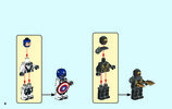 Building Instructions - LEGO - 76123 - Captain America: Outriders Attack: Page 4