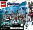 Building Instructions - LEGO - 76125 - Iron Man Hall of Armor: Page 1