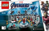 Building Instructions - LEGO - 76125 - Iron Man Hall of Armor: Page 1