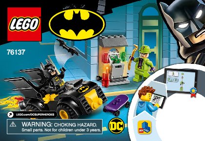 Building Instructions - LEGO - 76137 - Batman™ vs. The Riddler™ Robbery: Page 1