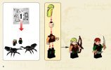 Building Instructions - LEGO - The Hobbit - 79001 - Escape from Mirkwood™ Spiders: Page 4